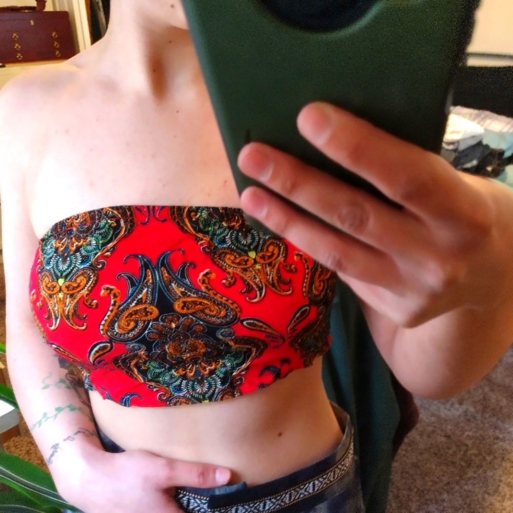 Zaful bandeaux/crop top